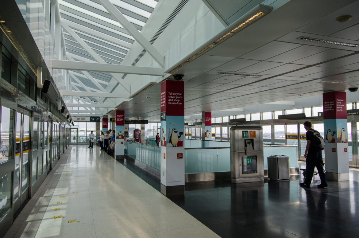 Interior of Pearson Airport